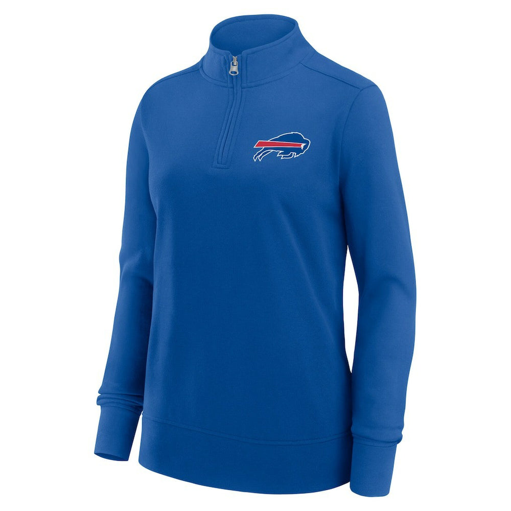 Buffalo Bills Logo Athletic Women's Velocity Quarter-Zip Jacket - Royal - NFL