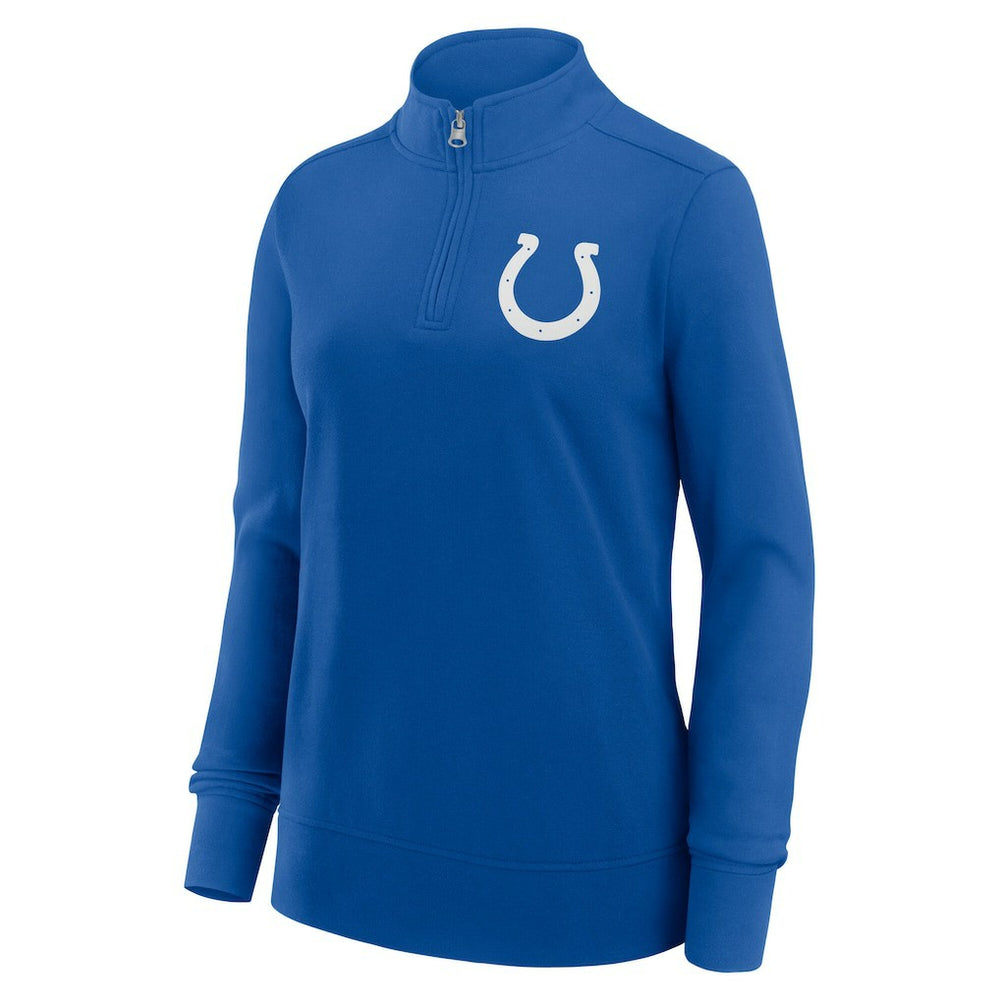 Indianapolis Colts Logo Athletic Women's Velocity Quarter-Zip Jacket - Royal - NFL