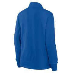 Indianapolis Colts Logo Athletic Women's Velocity Quarter-Zip Jacket - Royal - NFL