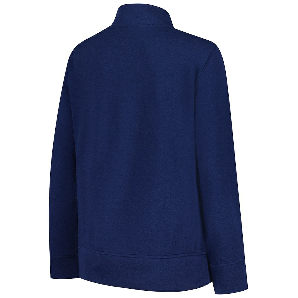 Dallas Cowboys Logo Athletic Women's Velocity Quarter-Zip Jacket - Navy - NFL