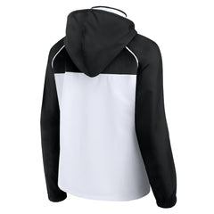 Las Vegas Raiders Women's Full-Zip Anorak Hoodie Jacket - White - Fanatics