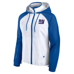 New York Giants Women's Full-Zip Anorak Hoodie Jacket - White - Fanatics