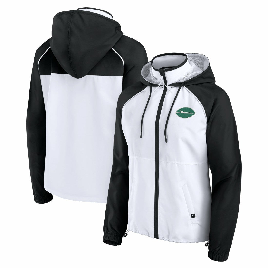 New York Jets Women's Full-Zip Anorak Hoodie Jacket - White - Fanatics