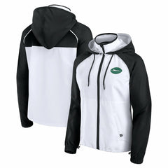 New York Jets Women's Full-Zip Anorak Hoodie Jacket - White - Fanatics