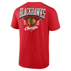 Chicago Blackhawks Logo Athletic Never Over T-Shirt - Red | NHL sale
