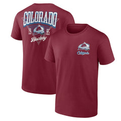 Colorado Avalanche Logo Athletic Never Over T-Shirt - Burgundy | NHL discount