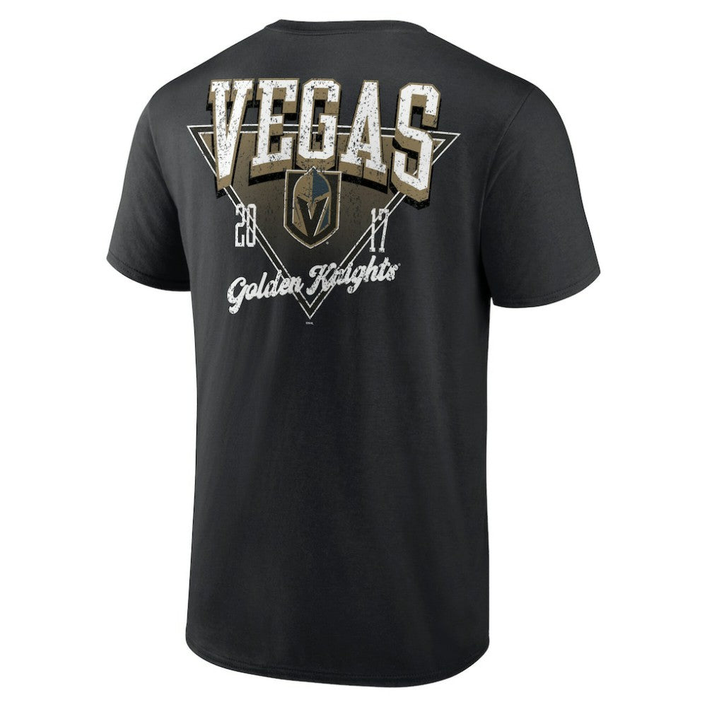 Vegas Golden Knights Logo Athletic Never Over T-Shirt - Black | NHL Clearance