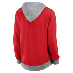Chicago Blackhawks Logo Athletic Women's Hit It French Terry Full-Zip Hoodie - Red | NHL discount