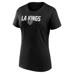 Los Angeles Kings Logo Athletic Women's Launch Scoop Neck T-Shirt - Black | NHL online