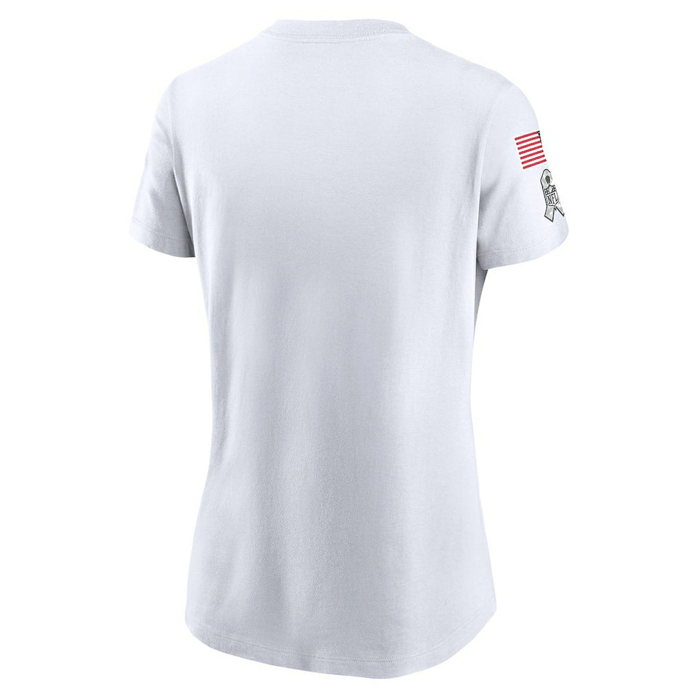 Dallas Cowboys Women's 2024 Salute To Service Legend Performance T-Shirt - White - Nike