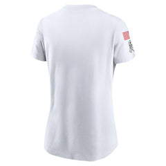Dallas Cowboys Women's 2024 Salute To Service Legend Performance T-Shirt - White - Nike