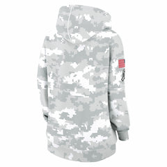 Tennessee Titans Women's 2024 Salute To Service Club Fleece Oversized Pullover Hoodie - Arctic Camo - Nike