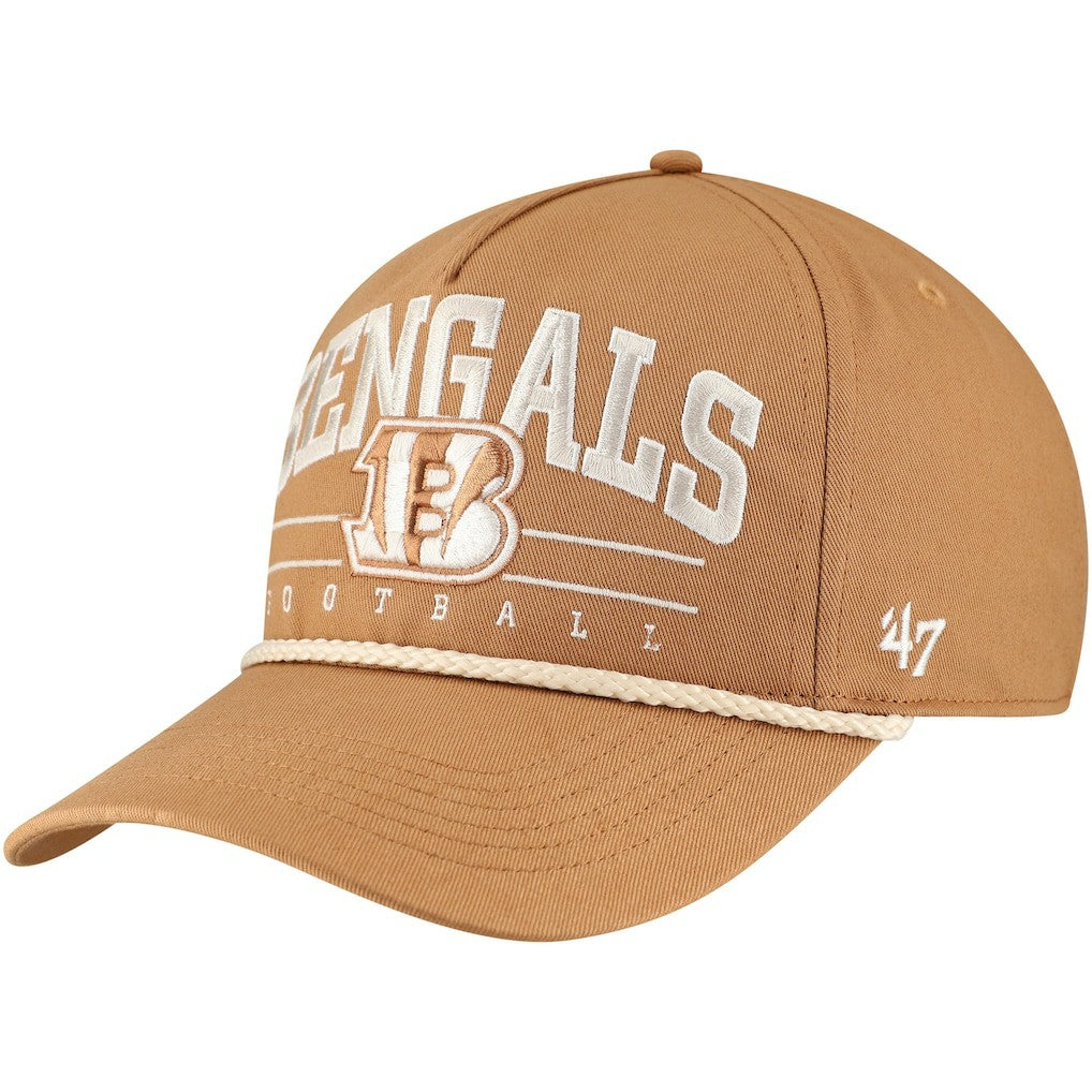 Cincinnati Bengals '47 Roscoe Rope Hitch Adjustable Hat - Tan - 47 brand
