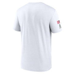 Dallas Cowboys 2024 Salute To Service Legend Performance T-Shirt - White - Nike