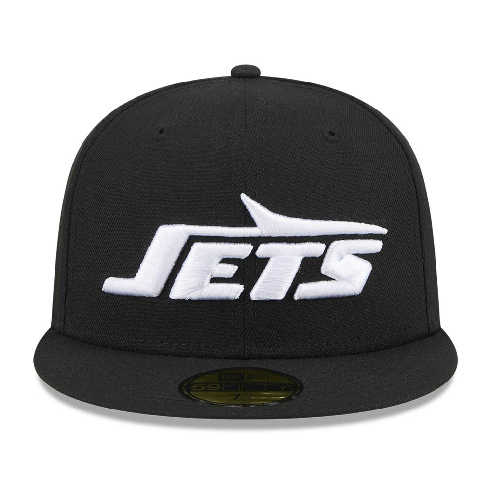 New York Jets New Era Omaha 59FIFTY Fitted Hat - Black - NFL