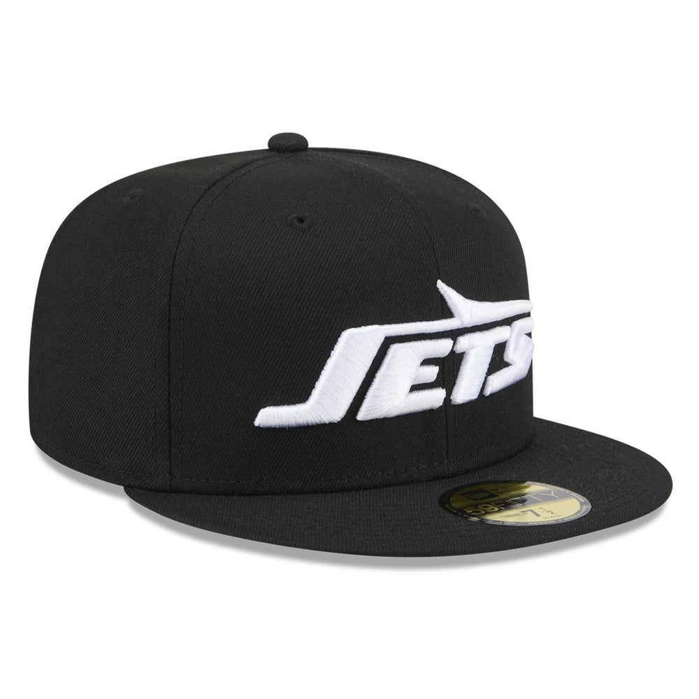 New York Jets New Era Omaha 59FIFTY Fitted Hat - Black - NFL
