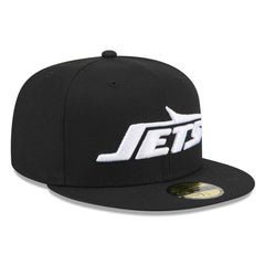 New York Jets New Era Omaha 59FIFTY Fitted Hat - Black - NFL