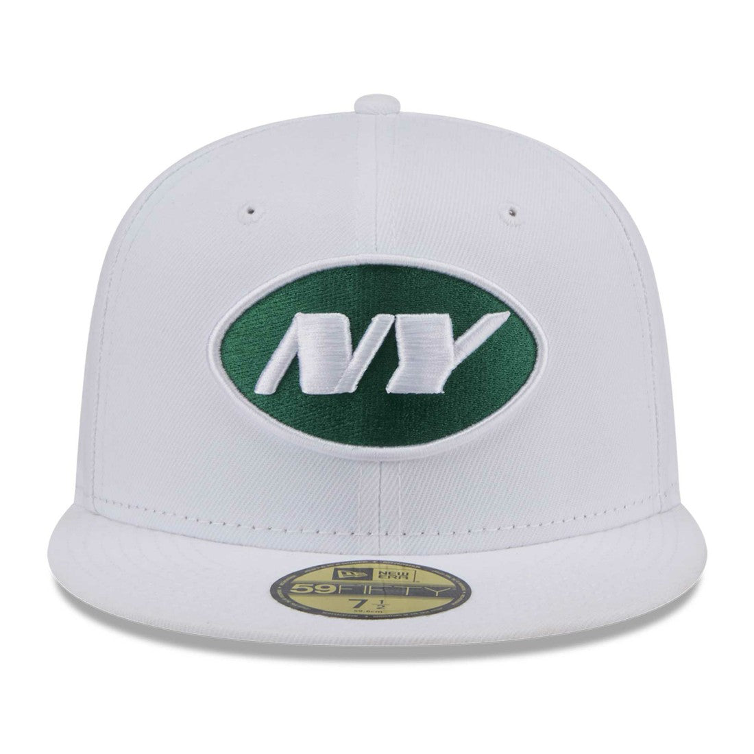 New York Jets New Era Omaha 59FIFTY Fitted Hat - White - NFL