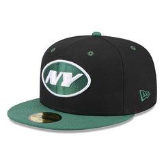 New York Jets New Era Flipside 2Tone 59FIFTY Fitted Hat - Black/Green - NFL