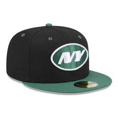 New York Jets New Era Flipside 2Tone 59FIFTY Fitted Hat - Black/Green - NFL