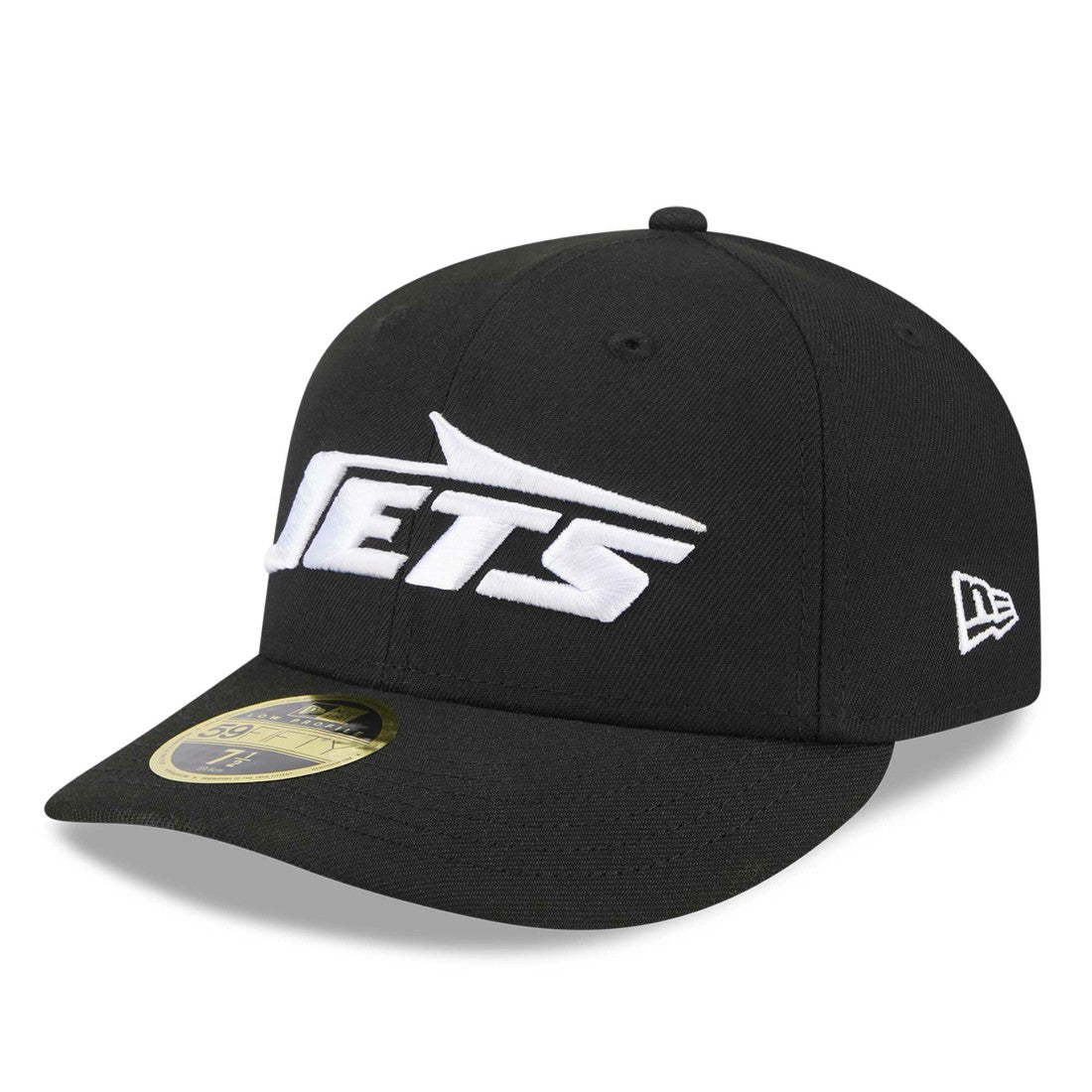 New York Jets New Era Omaha Low Profile 59FIFTY Fitted Hat - Black - NFL