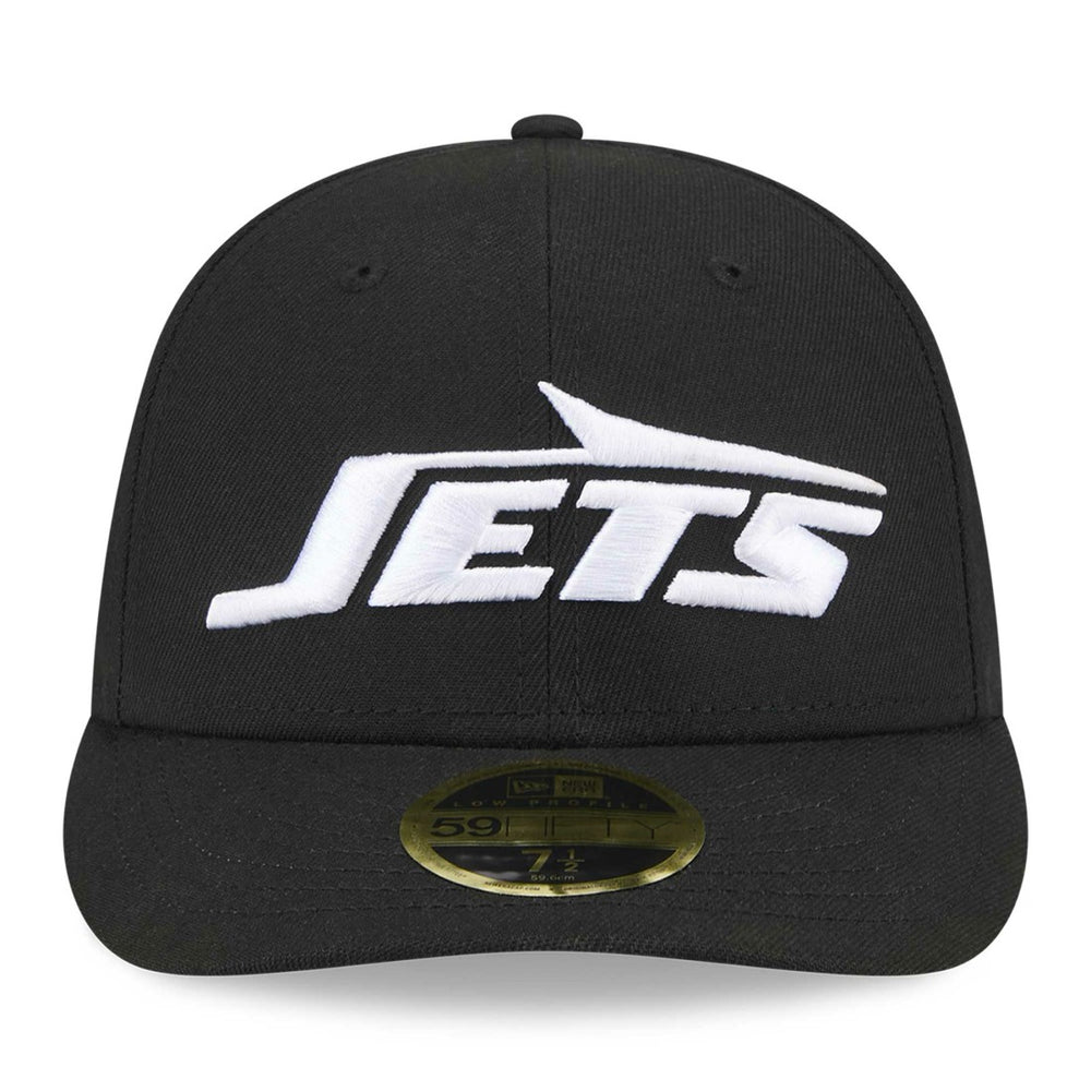 New York Jets New Era Omaha Low Profile 59FIFTY Fitted Hat - Black - NFL