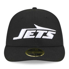 New York Jets New Era Omaha Low Profile 59FIFTY Fitted Hat - Black - NFL