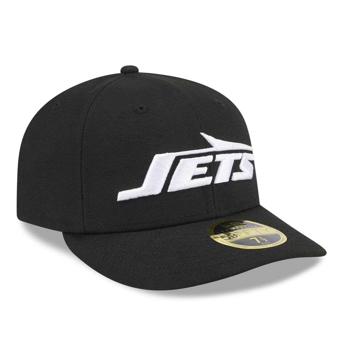New York Jets New Era Omaha Low Profile 59FIFTY Fitted Hat - Black - NFL