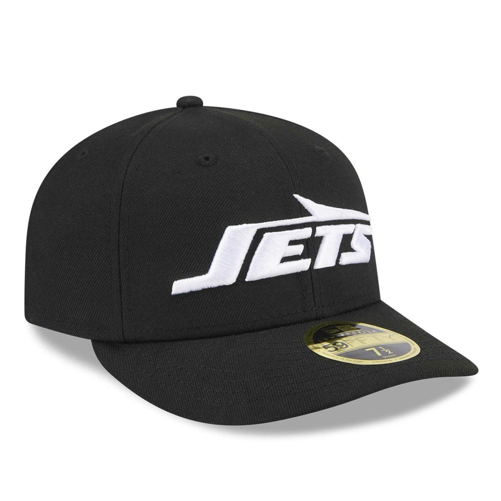New York Jets New Era Omaha Low Profile 59FIFTY Fitted Hat - Black - NFL