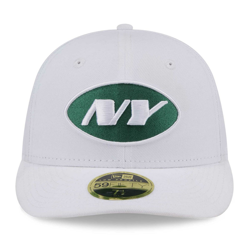 New York Jets New Era Omaha Low Profile 59FIFTY Fitted Hat - White - NFL