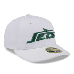 New York Jets New Era Wordmark Omaha Low Profile 59FIFTY Fitted Hat - White - NFL