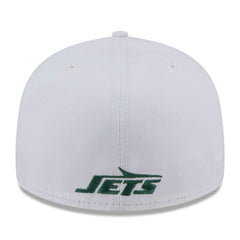 New York Jets New Era Wordmark Omaha Low Profile 59FIFTY Fitted Hat - White - NFL