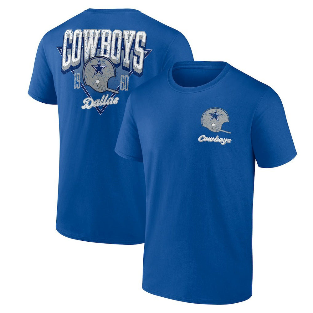 Dallas Cowboys Never Over T-Shirt - Royal - Fanatics