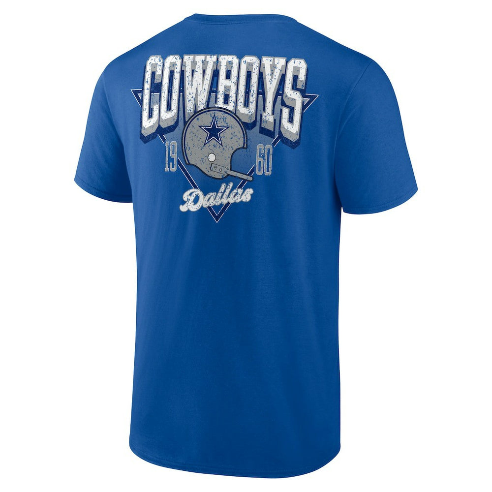 Dallas Cowboys Never Over T-Shirt - Royal - Fanatics