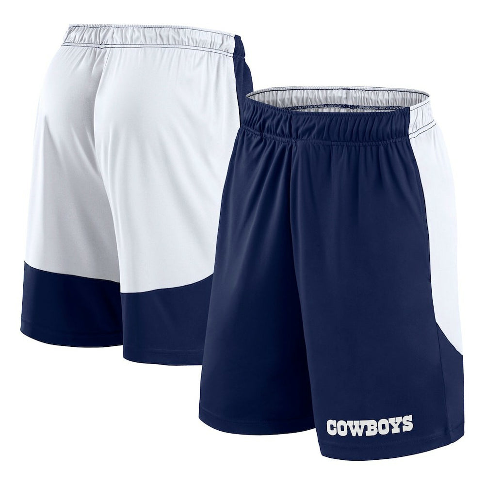 Dallas Cowboys Launch Shorts - Navy/White - Fanatics