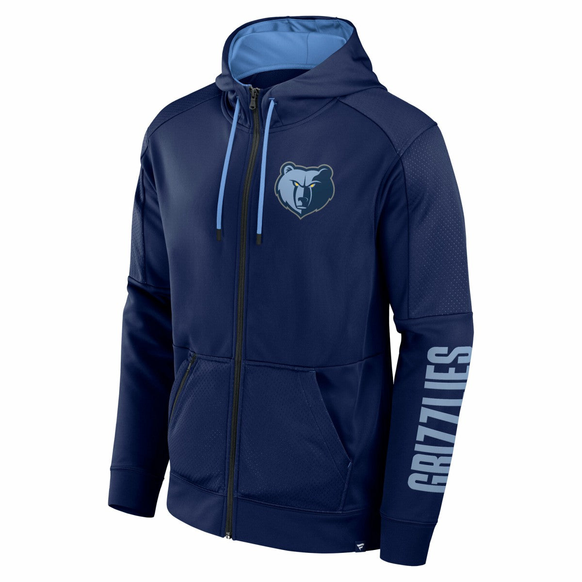 Fanatics Memphis Grizzlies Baller Defender Performance Full-Zip Hoodie Navy