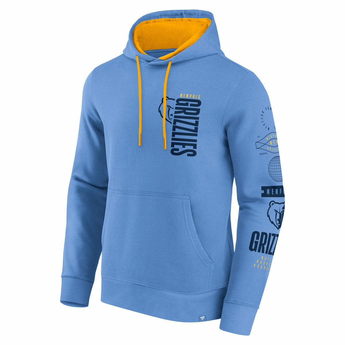 Fanatics Memphis Grizzlies Game Time Crossover Pullover Hoodie Blue