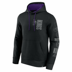 Fanatics Sacramento Kings Game Time Crossover Pullover Hoodie Black