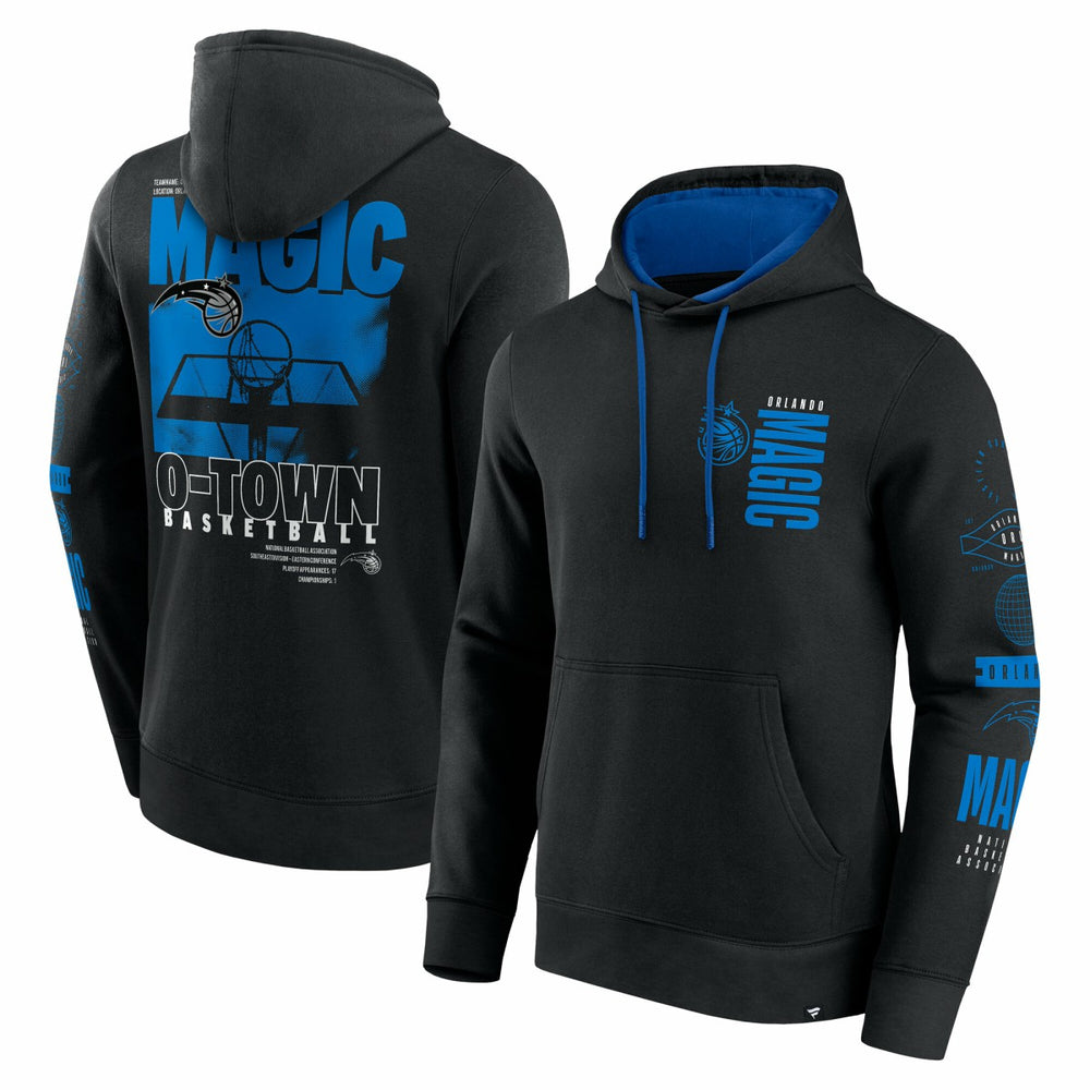Fanatics Orlando Magic Game Time Crossover Pullover Hoodie Black