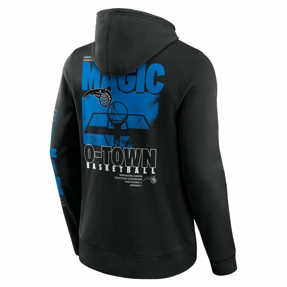 Fanatics Orlando Magic Game Time Crossover Pullover Hoodie Black