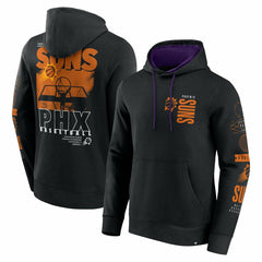 Fanatics Phoenix Suns Game Time Crossover Pullover Hoodie Black