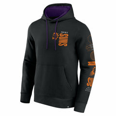 Fanatics Phoenix Suns Game Time Crossover Pullover Hoodie Black