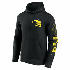Fanatics Utah Jazz Game Time Crossover Pullover Hoodie Black