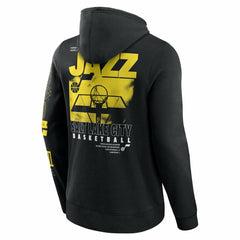 Fanatics Utah Jazz Game Time Crossover Pullover Hoodie Black