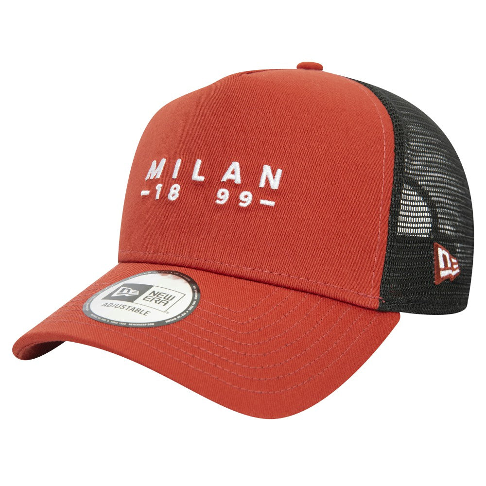 New Era - AC Milan New Era 9FORTY A-Frame Trucker Adjustable Hat - Brown