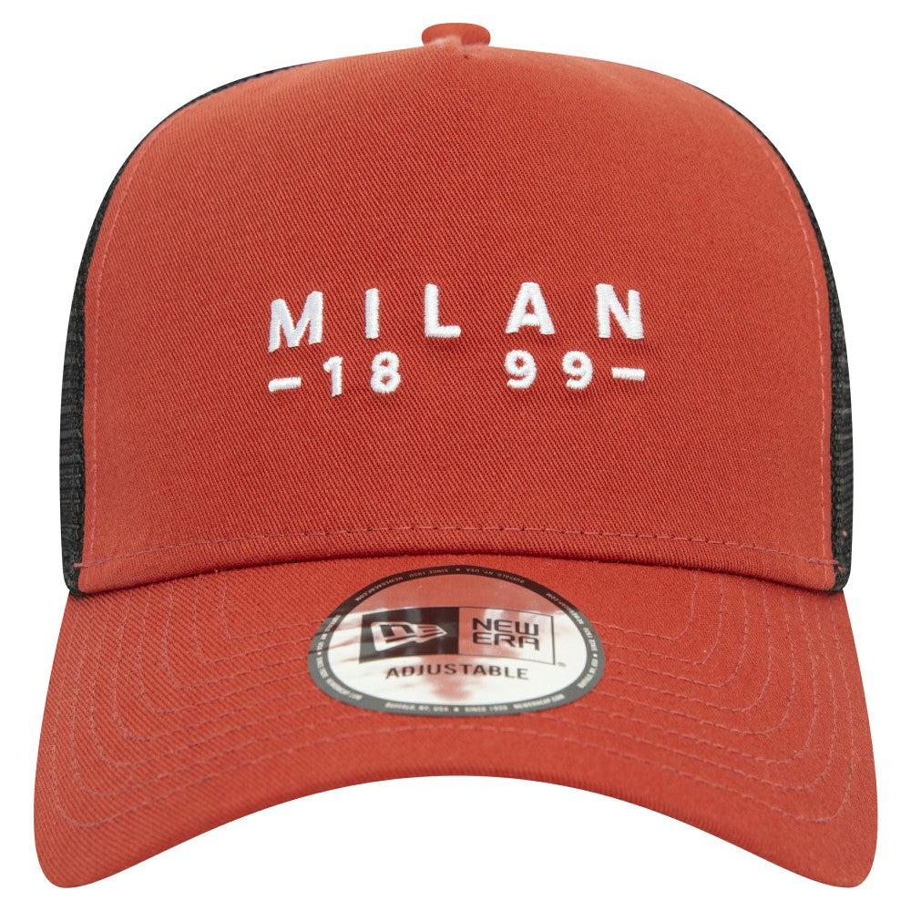 New Era - AC Milan New Era 9FORTY A-Frame Trucker Adjustable Hat - Brown