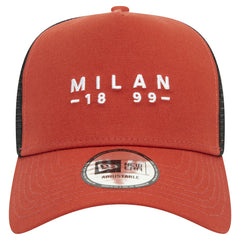 New Era - AC Milan New Era 9FORTY A-Frame Trucker Adjustable Hat - Brown