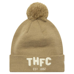 New Era - Tottenham Hotspur New Era Boucle Cuffed Knit Hat with Pom - Tan