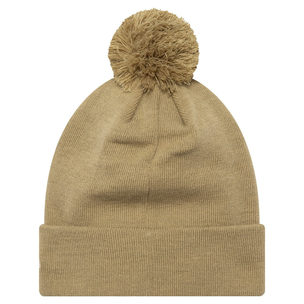 New Era - Tottenham Hotspur New Era Boucle Cuffed Knit Hat with Pom - Tan