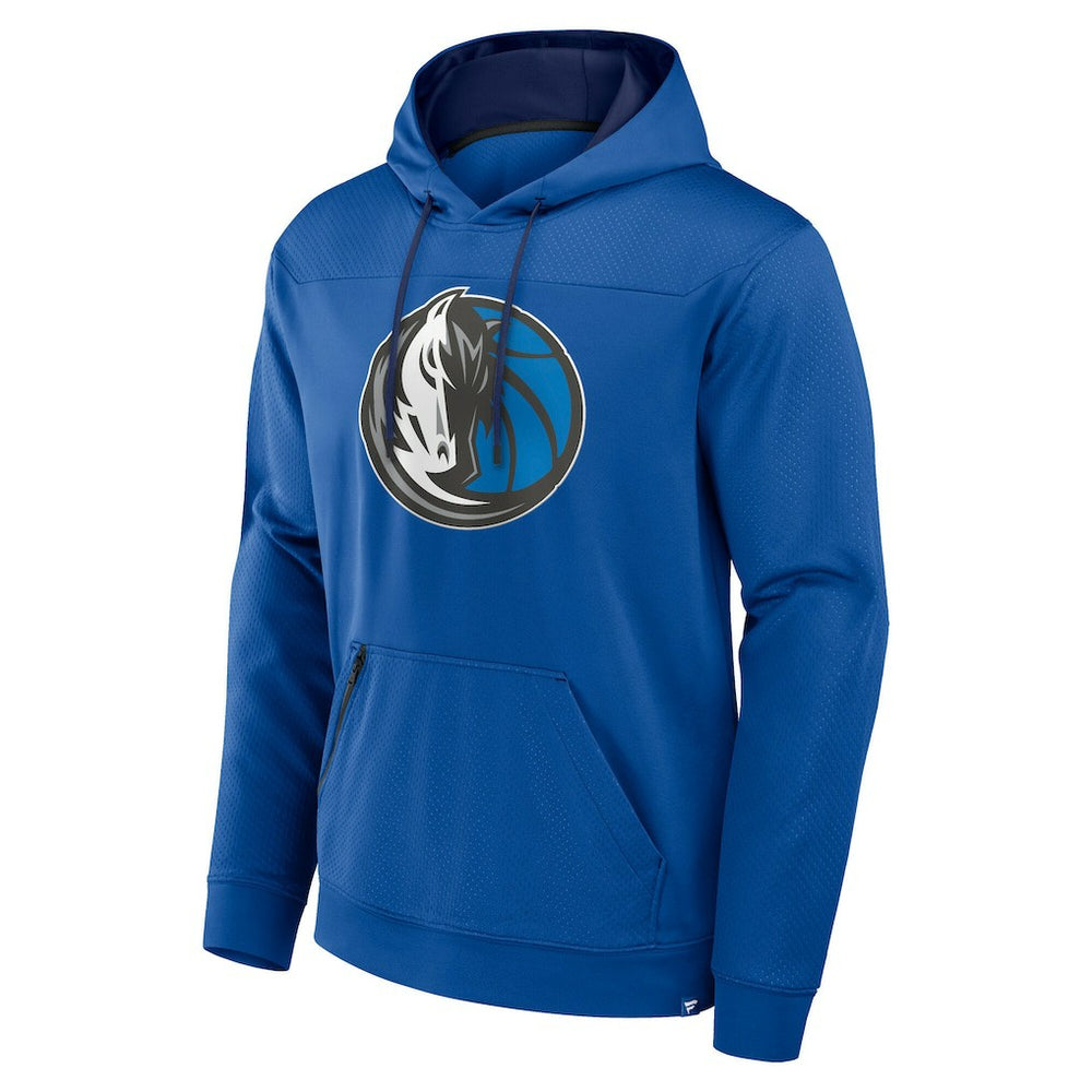 Fanatics Dallas Mavericks Reserve Defender Pullover Hoodie Blue
